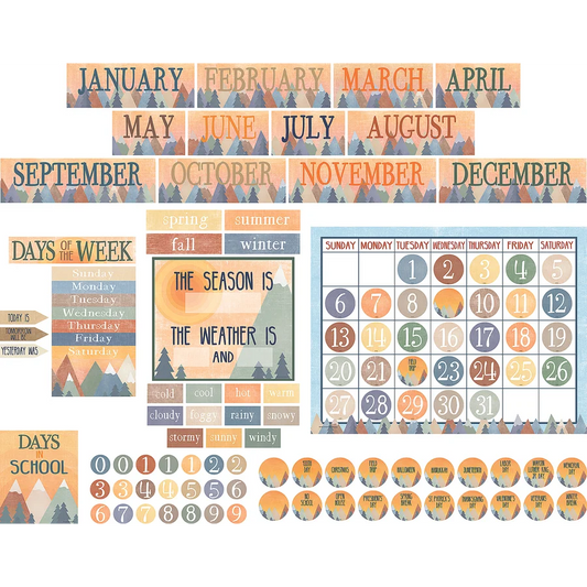 Moving Mountains Calendar Bulletin Board