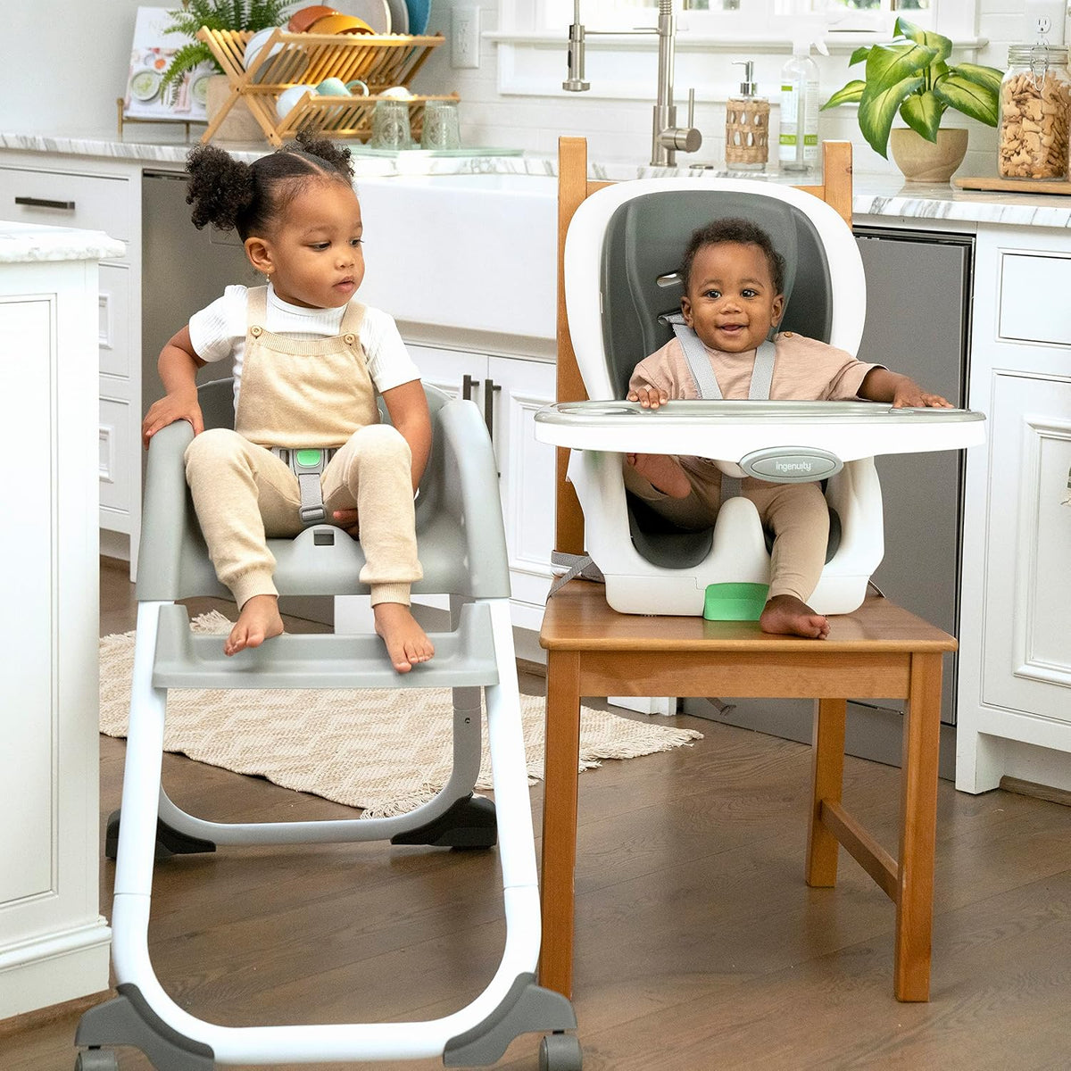 Chaise haute Full Course SmartClean 6 en 1 - Ardoise