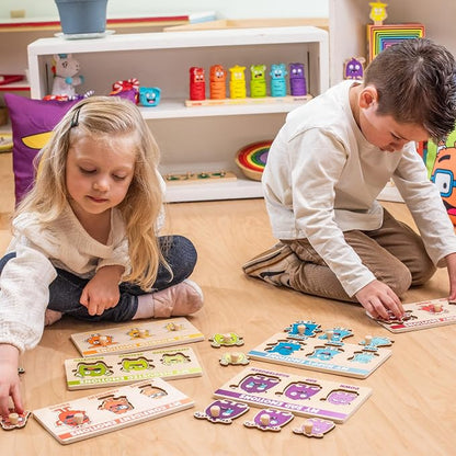 My Emotion Levels Peg Puzzles - Pack of 6