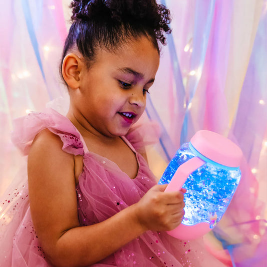Sensory Play Jar - Pink