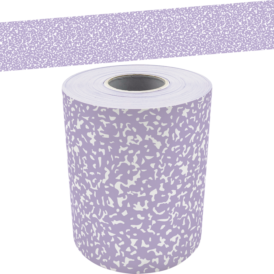 Composition Purple Straight Rolled Border Trim - 50'