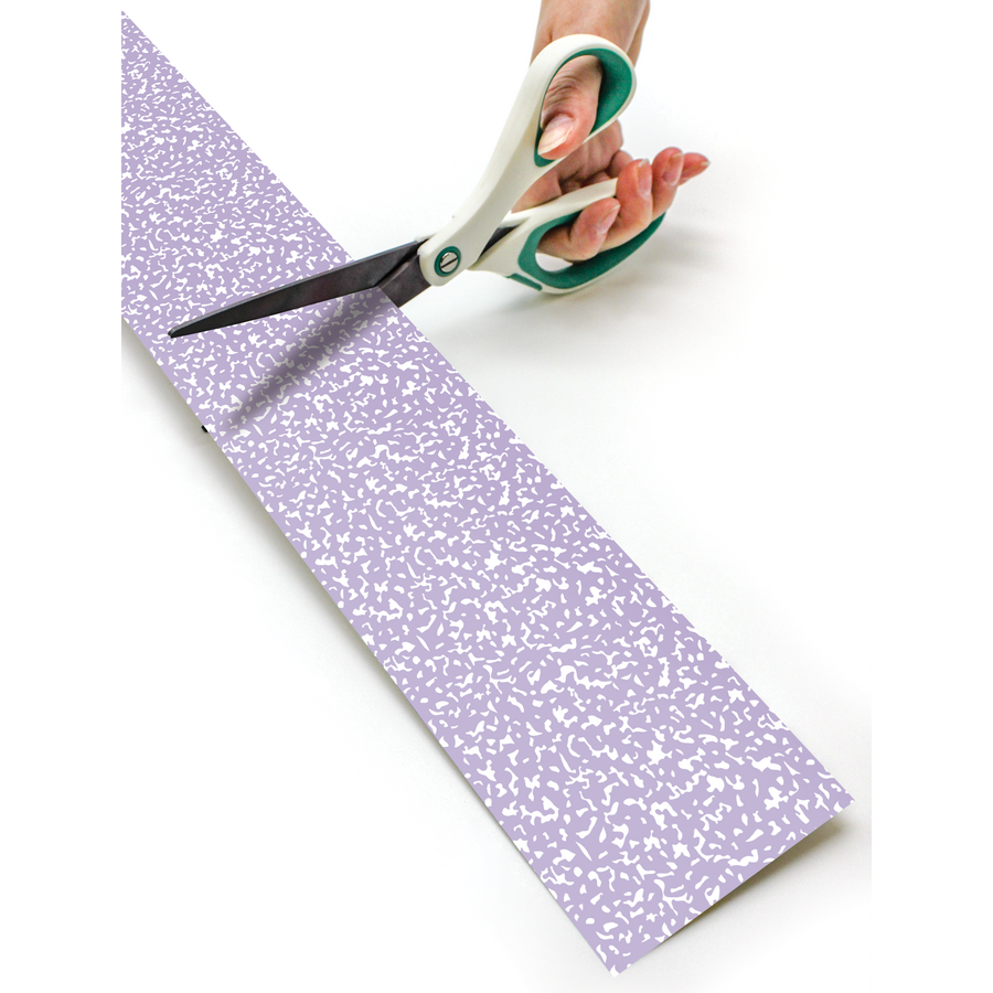 Composition Purple Straight Rolled Border Trim - 50'