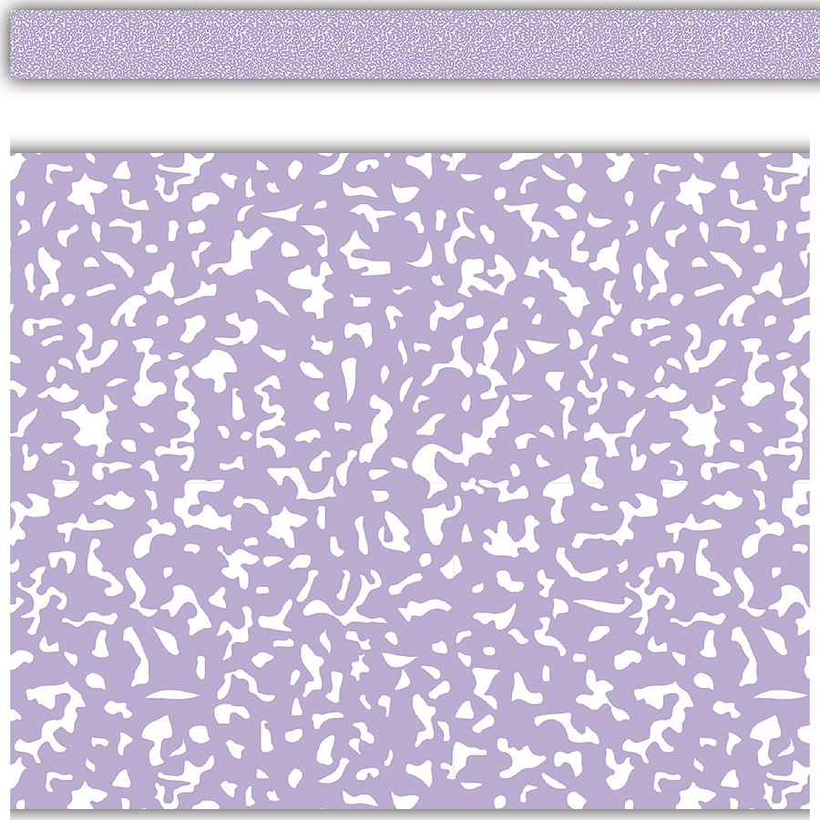 Composition Purple Straight Rolled Border Trim - 50'