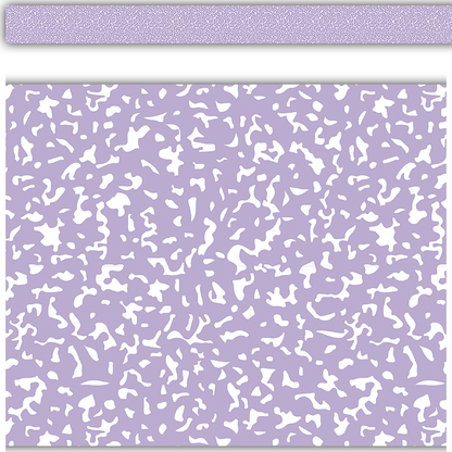 Composition Purple Straight Rolled Border Trim - 50'