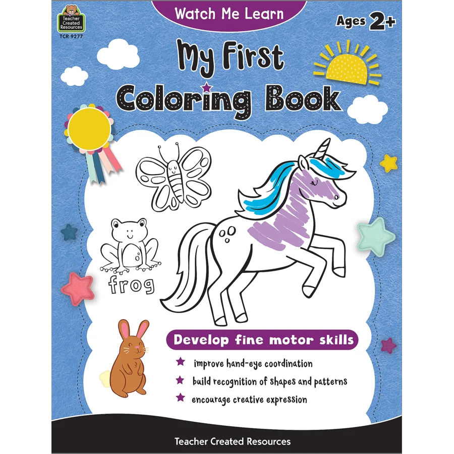 Watch Me Learn: My First Coloring Book