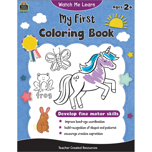 Watch Me Learn: My First Coloring Book