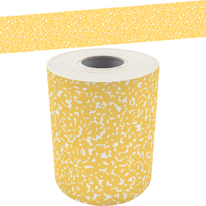 Composition Yellow Straight Rolled Border Trim - 50'
