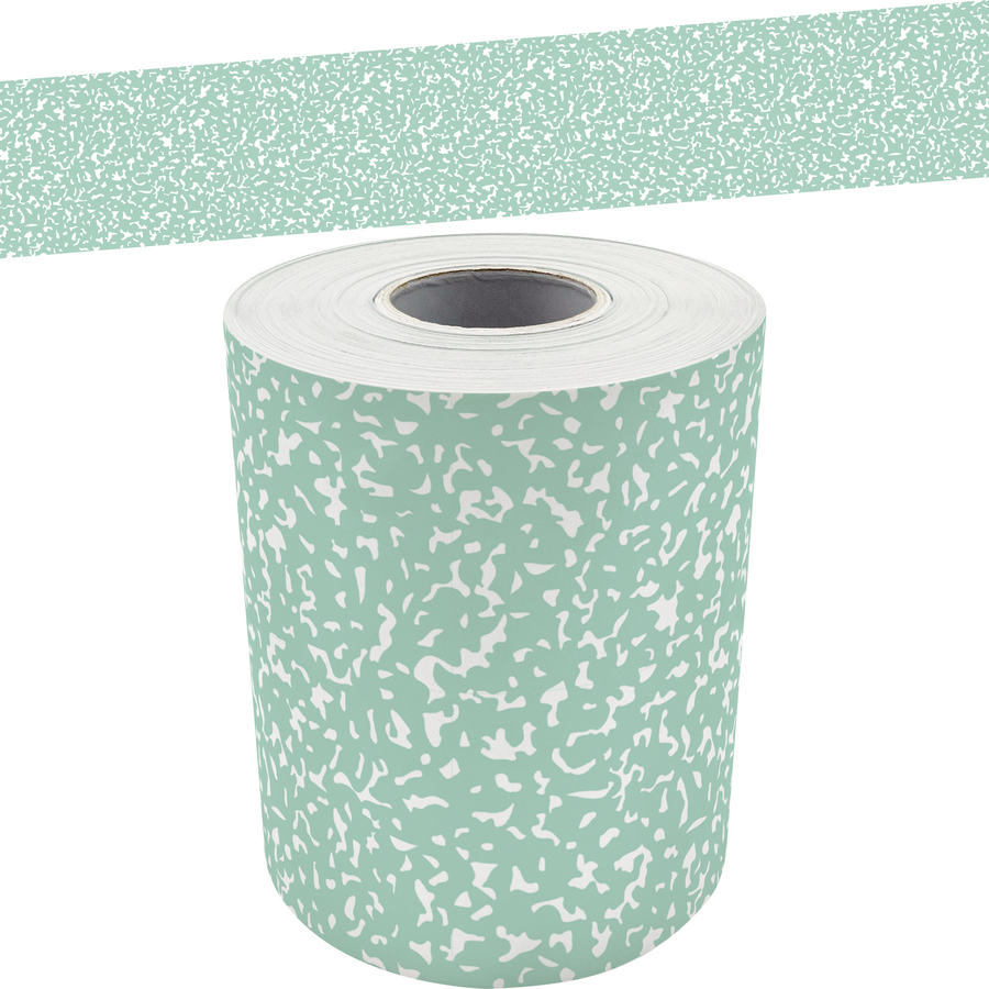 Composition Green Straight Rolled Border Trim - 50'