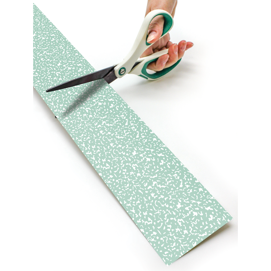 Composition Green Straight Rolled Border Trim - 50'