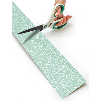 Composition Green Straight Rolled Border Trim - 50'