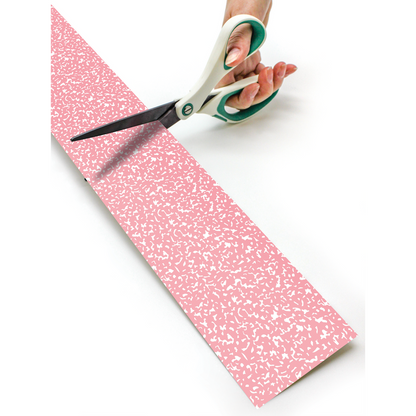 Composition Pink Straight Rolled Border Trim - 50'