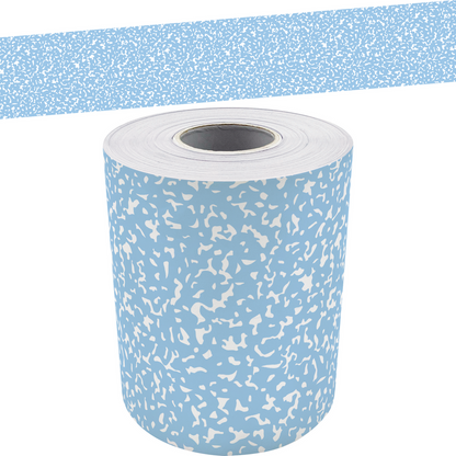 Composition Blue Straight Rolled Border Trim - 50'