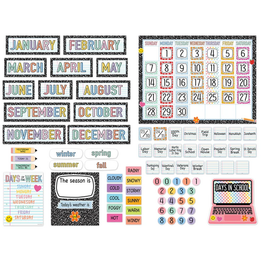 Cool for School Calendar Bulletin Board