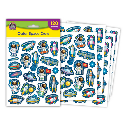 Outer Space Crew Stickers