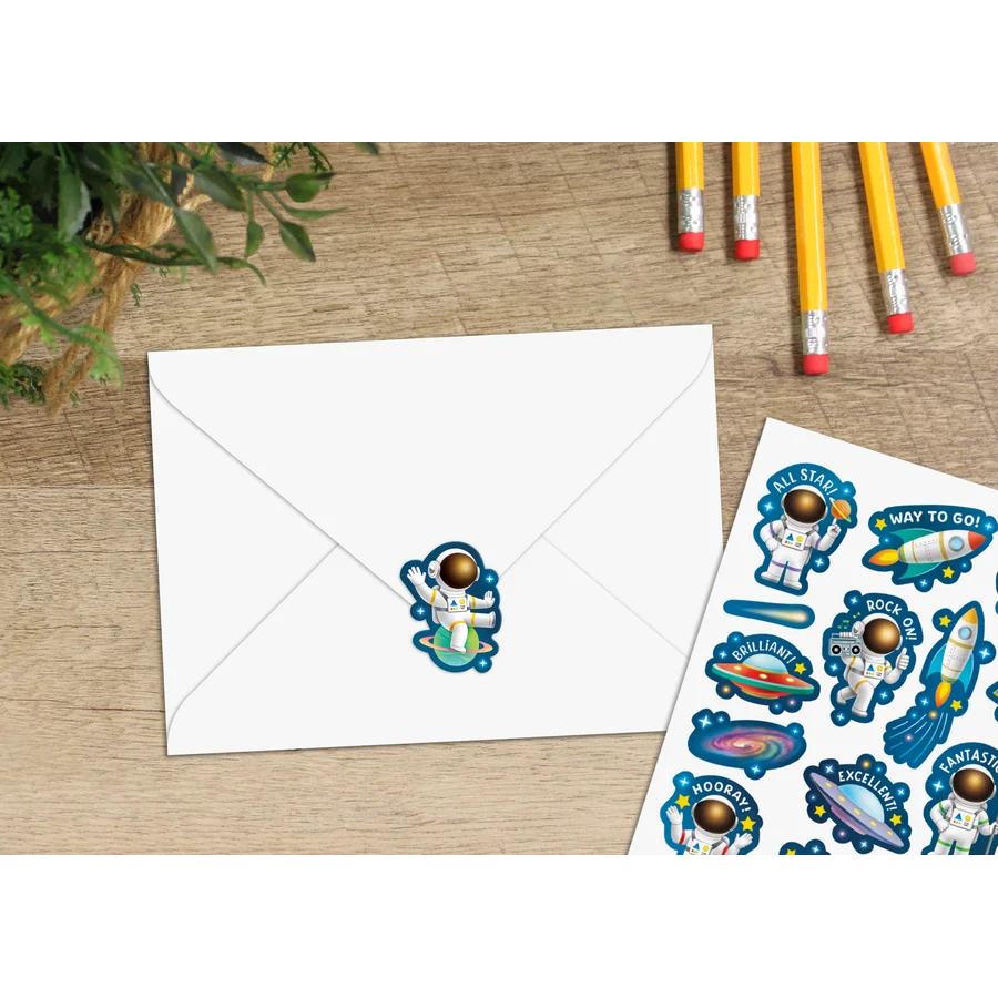 Outer Space Crew Stickers