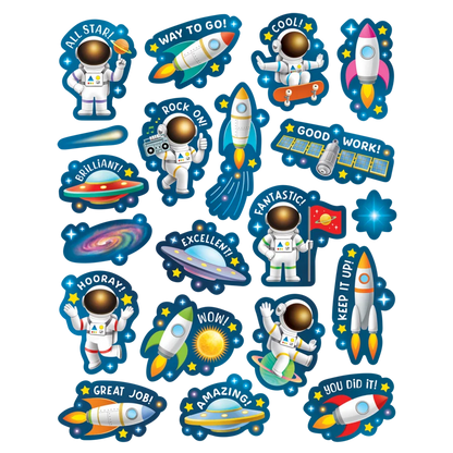 Outer Space Crew Stickers