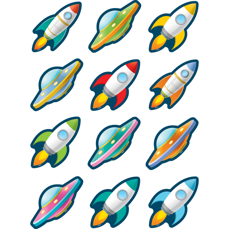 Outer Space Crew Mini Accents