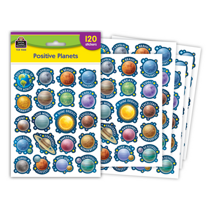 Positive Planets Stickers