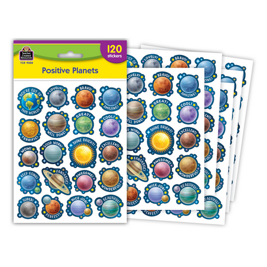 Positive Planets Stickers
