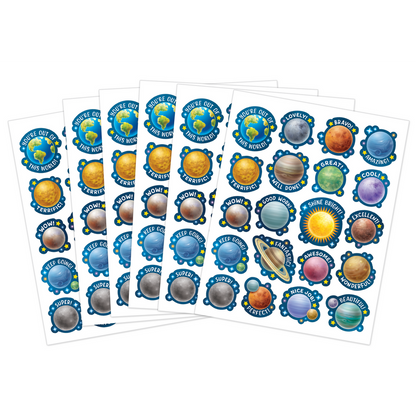 Positive Planets Stickers
