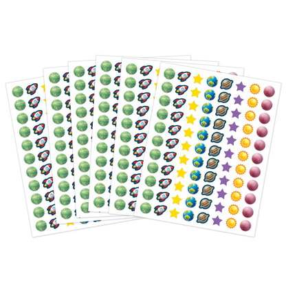 Outer Space Crew Mini Stickers