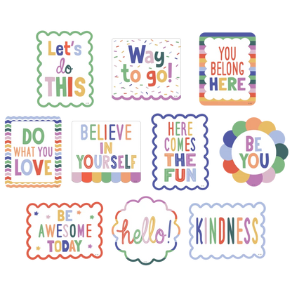 Color Crush Positive Sayings Accents