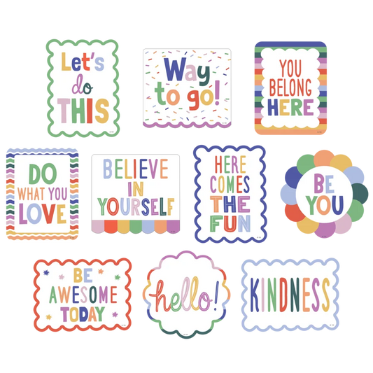 Color Crush Positive Sayings Accents