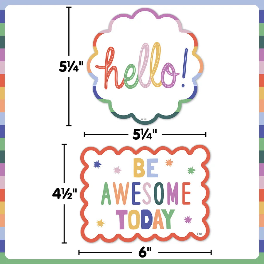 Color Crush Positive Sayings Accents