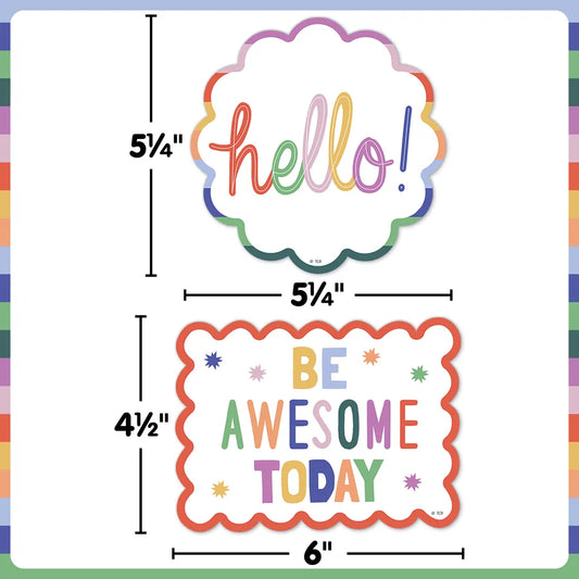 Color Crush Positive Sayings Accents