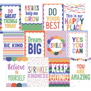 Lot de mini-posters Color Crush