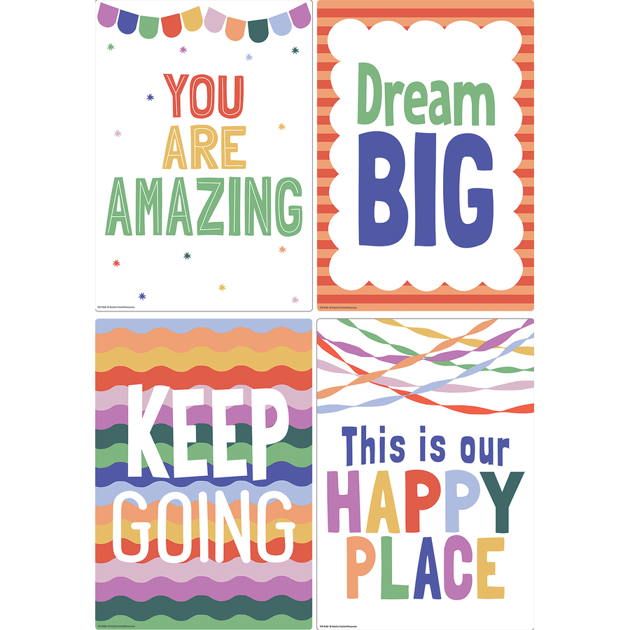 Lot de mini-posters Color Crush