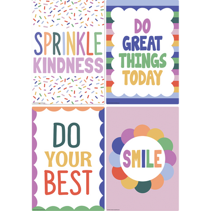 Lot de mini-posters Color Crush