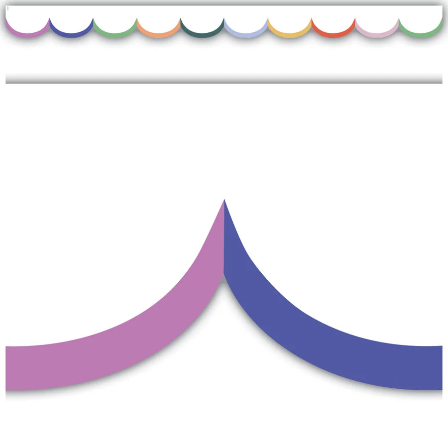 Color Crush Crushing It Scalloped Die-Cut Border Trim