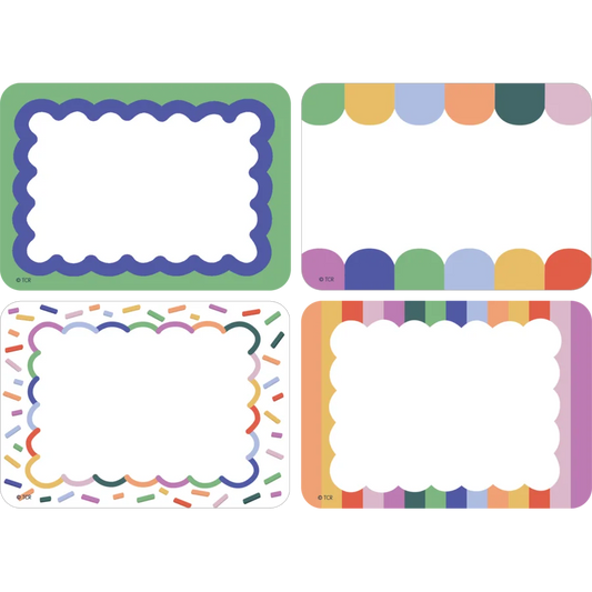 Color Crush Name Tags/Labels - Multi-Pack