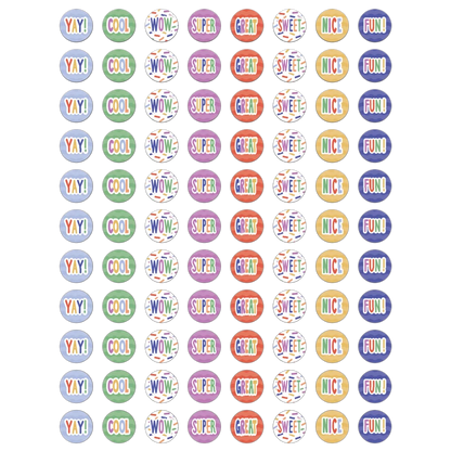 Color Crush Mini Stickers