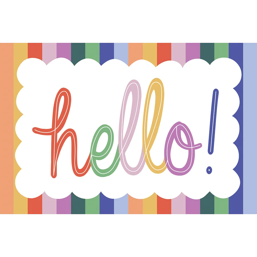 Color Crush Hello Postcards
