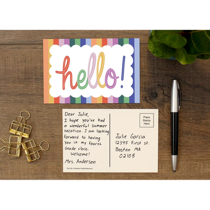 Color Crush Hello Postcards