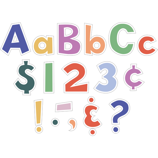 Color Crush 4" Fun Font Letters Combo Pack