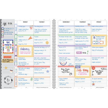 Color Crush Teacher Plan Book