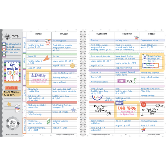Color Crush Teacher Plan Book