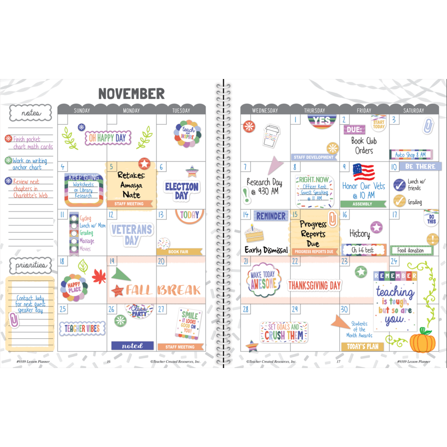 Color Crush Teacher Plan Book
