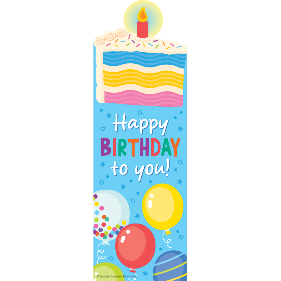 Birthday Cake Smelly Bookmarks