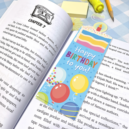 Birthday Cake Smelly Bookmarks
