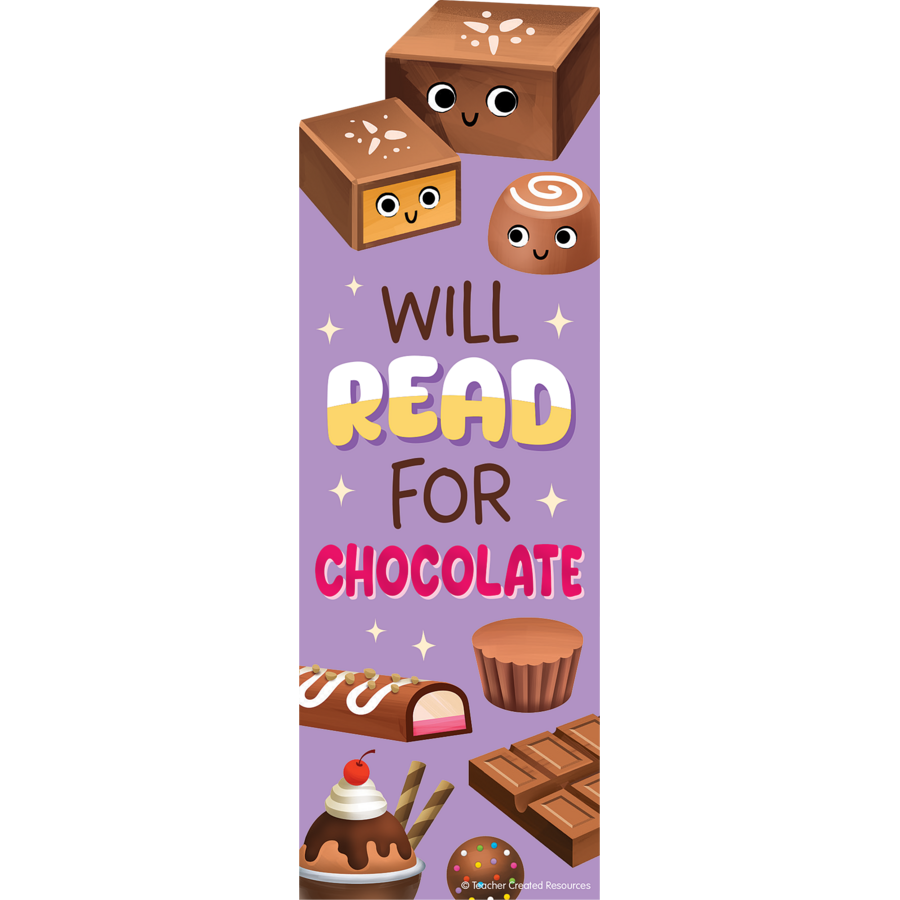 Chocolate Smelly Bookmarks