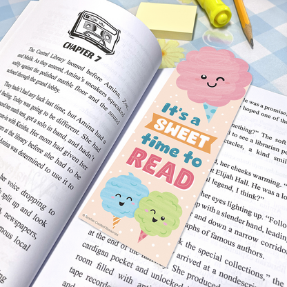 Cotton Candy Smelly Bookmarks