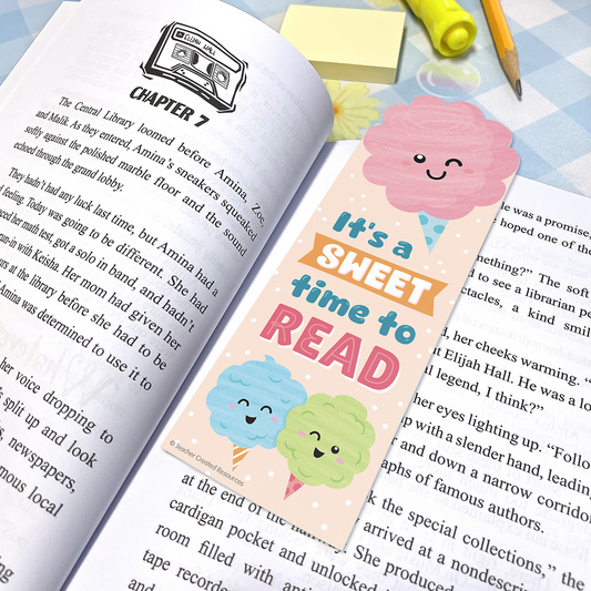 Cotton Candy Smelly Bookmarks