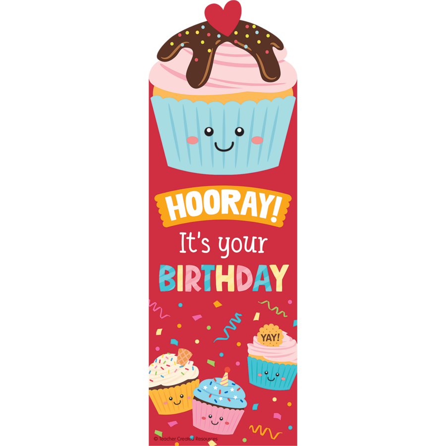 Cupcake Smelly Bookmarks