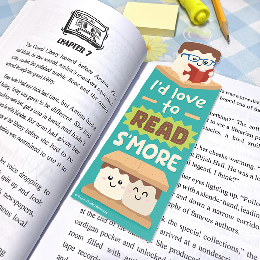 S’mores Smelly Bookmarks