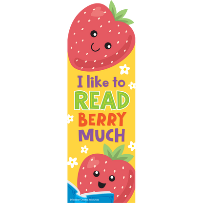 Strawberry Smelly Bookmarks