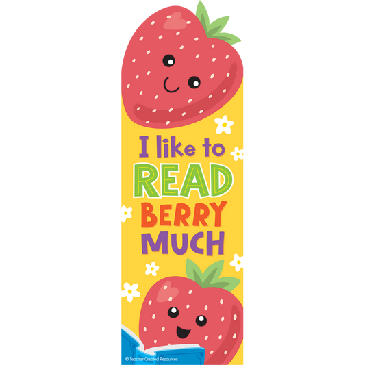 Strawberry Smelly Bookmarks